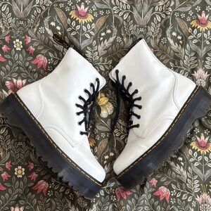 Dr. Martens White Jadon boots
